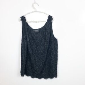 Carmen Marc Valvo beaded top Sz 16